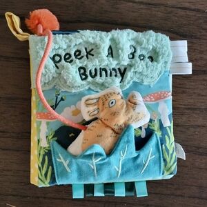Manhattan Toy - Fairytale Peek A Boo Bunny Kids Crinkle Book